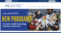 Desktop Screenshot of mcla.edu